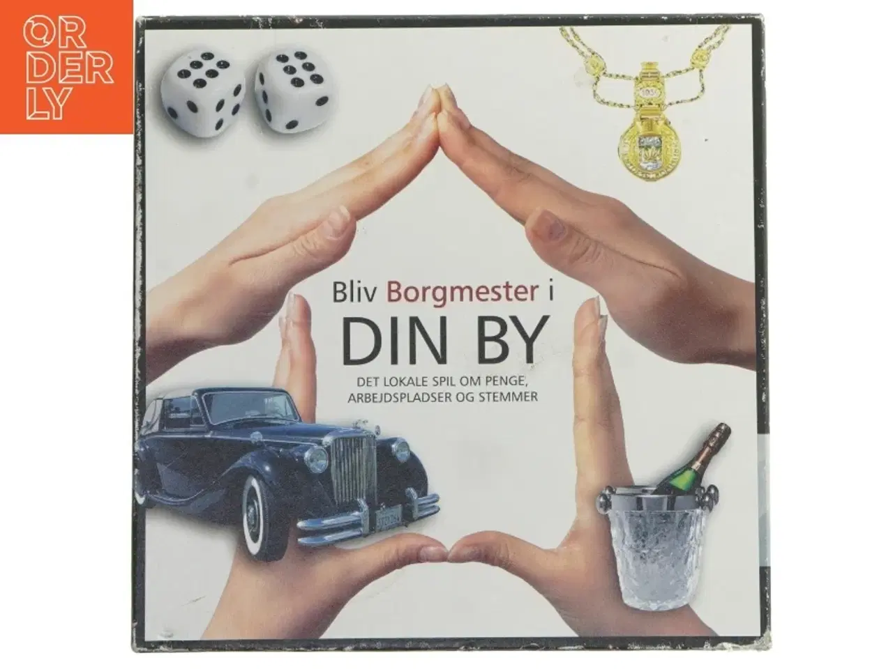 Billede 1 - Brætspil, Bliv Borgmester i Din By (str. 27,5x27,5 cm)