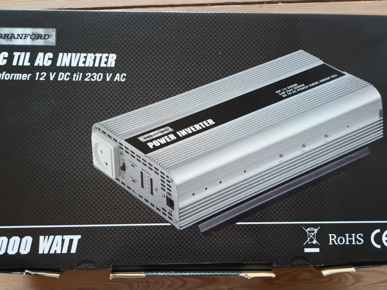 Billede 1 - Inveter 2000 watt