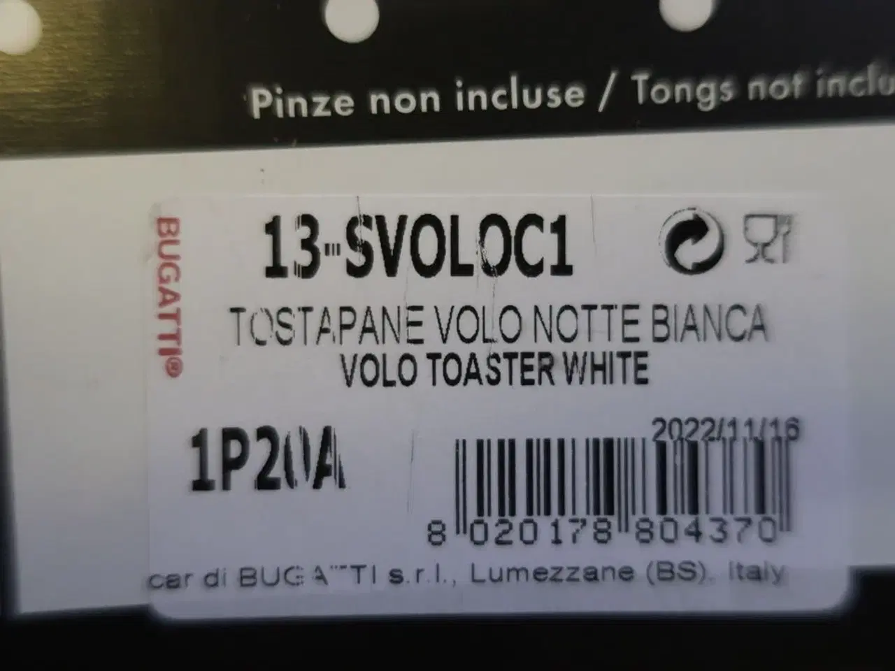 Billede 3 - Brødrister Toastmaskine BUGATTI 13-SVOLOC1