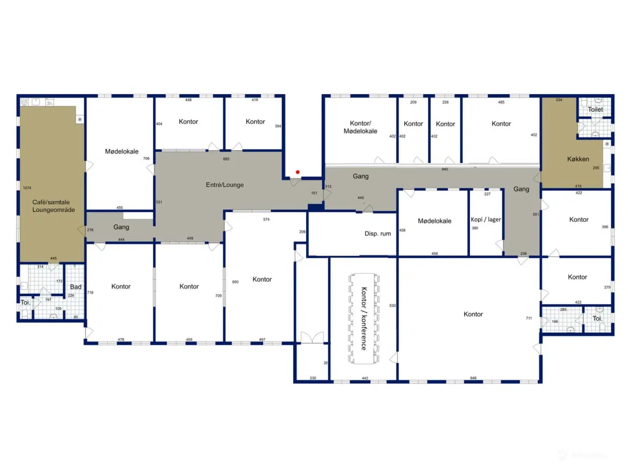 Billede 12 - Nyistandsat og velbeliggende kontor lejemål med let tilgang fra motorvejsnettet.
