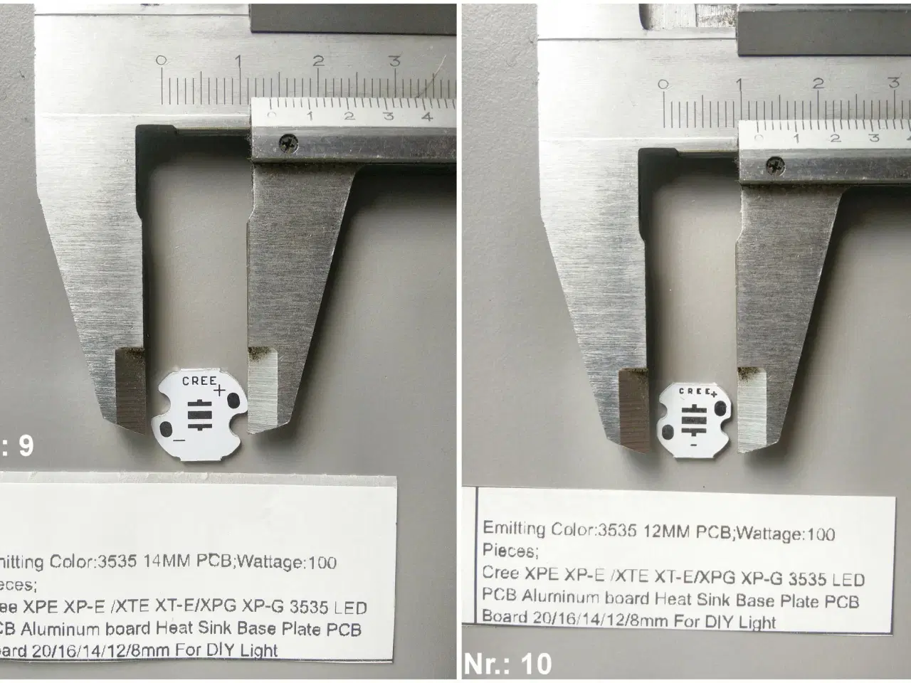 Billede 5 - Cree LED PCB heatsink pads og Linse