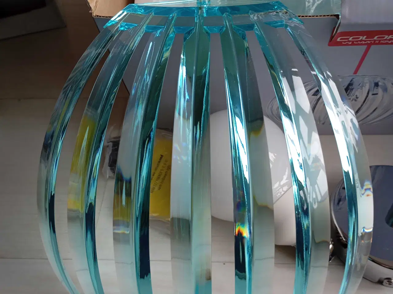 Billede 3 - Turkis farvet loftslampe. Colors By Copenhagen 