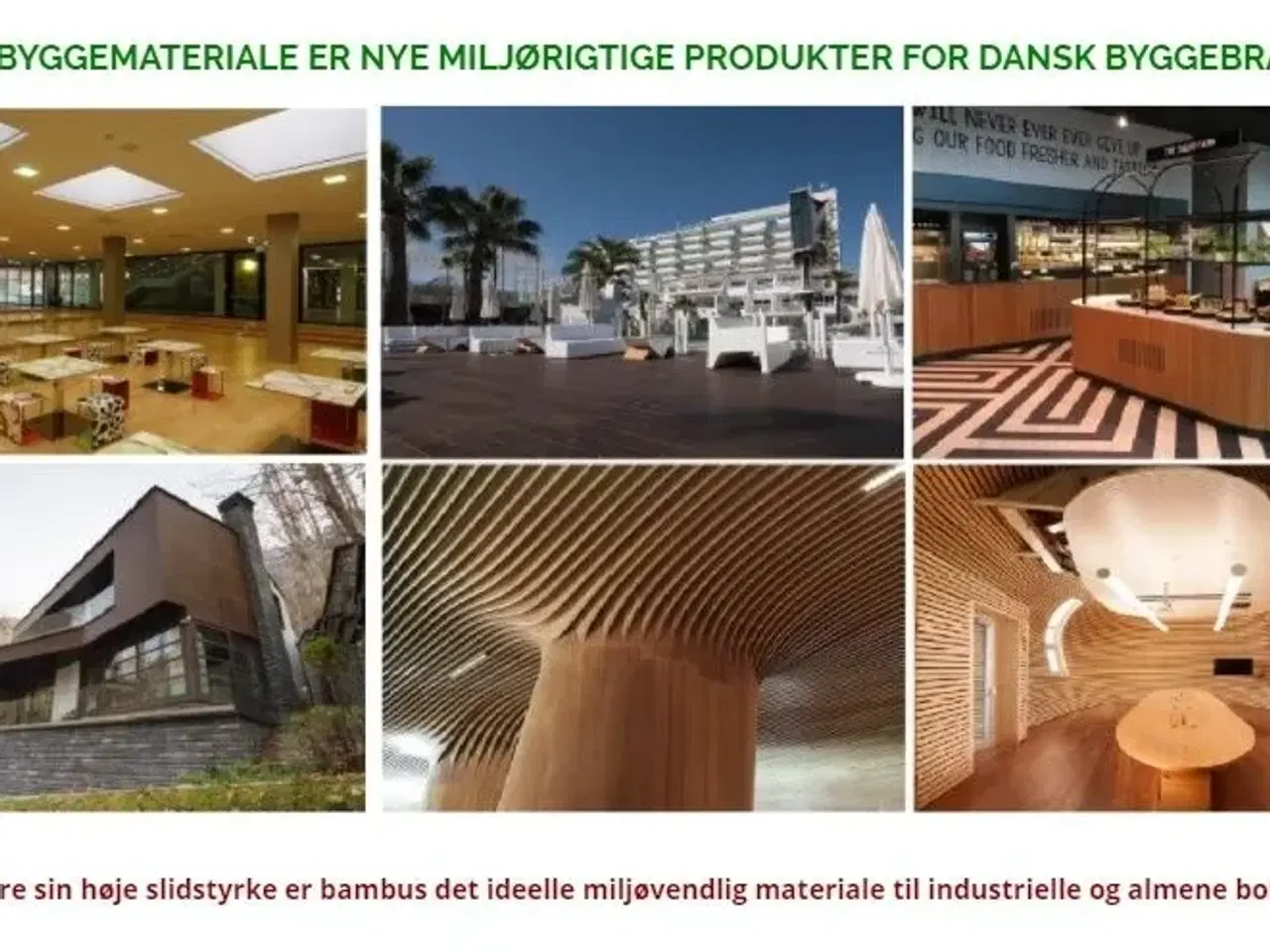 Billede 3 - Økologiske bambusgulve og byggemateriale