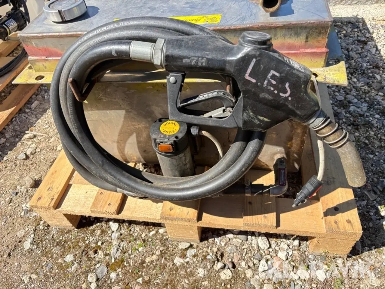 Billede 5 - Dieseltank 220 liter med pumpe og pistol