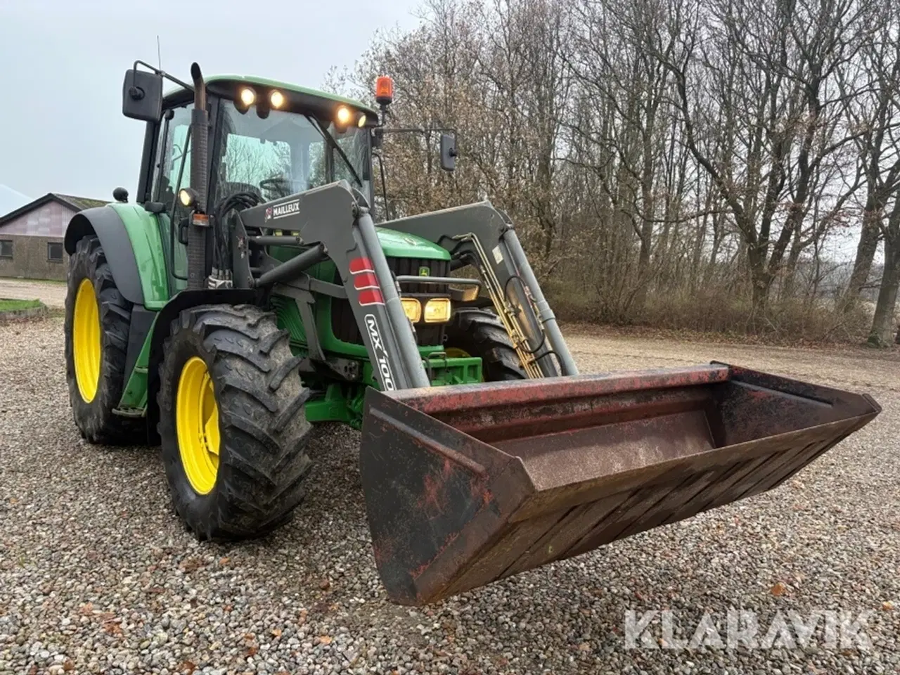 Billede 3 - Traktor John Deere 6230 - Med frontlæsser