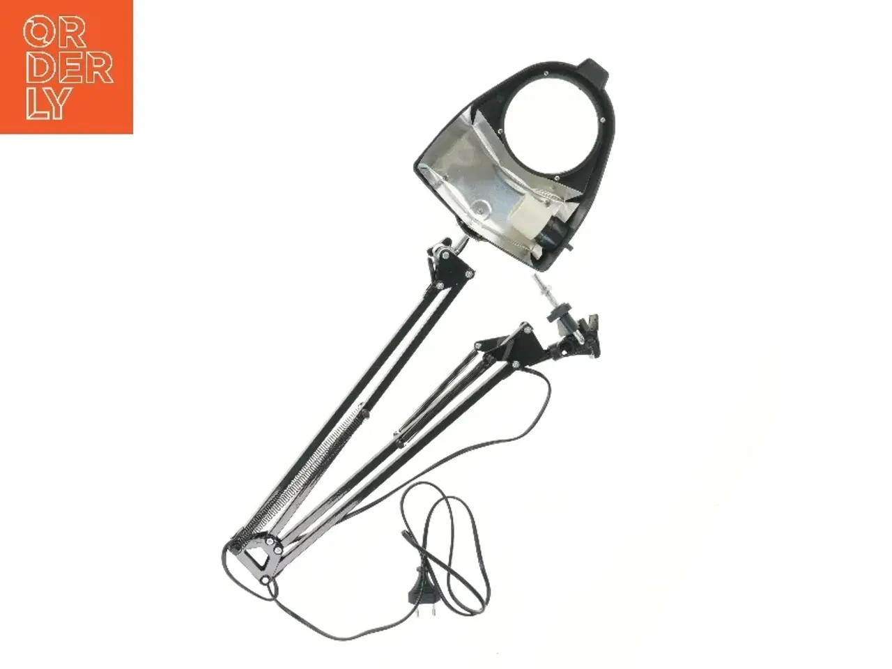 Billede 2 - Lampe med lys og forstørrelsesglas (str. 78 cm)