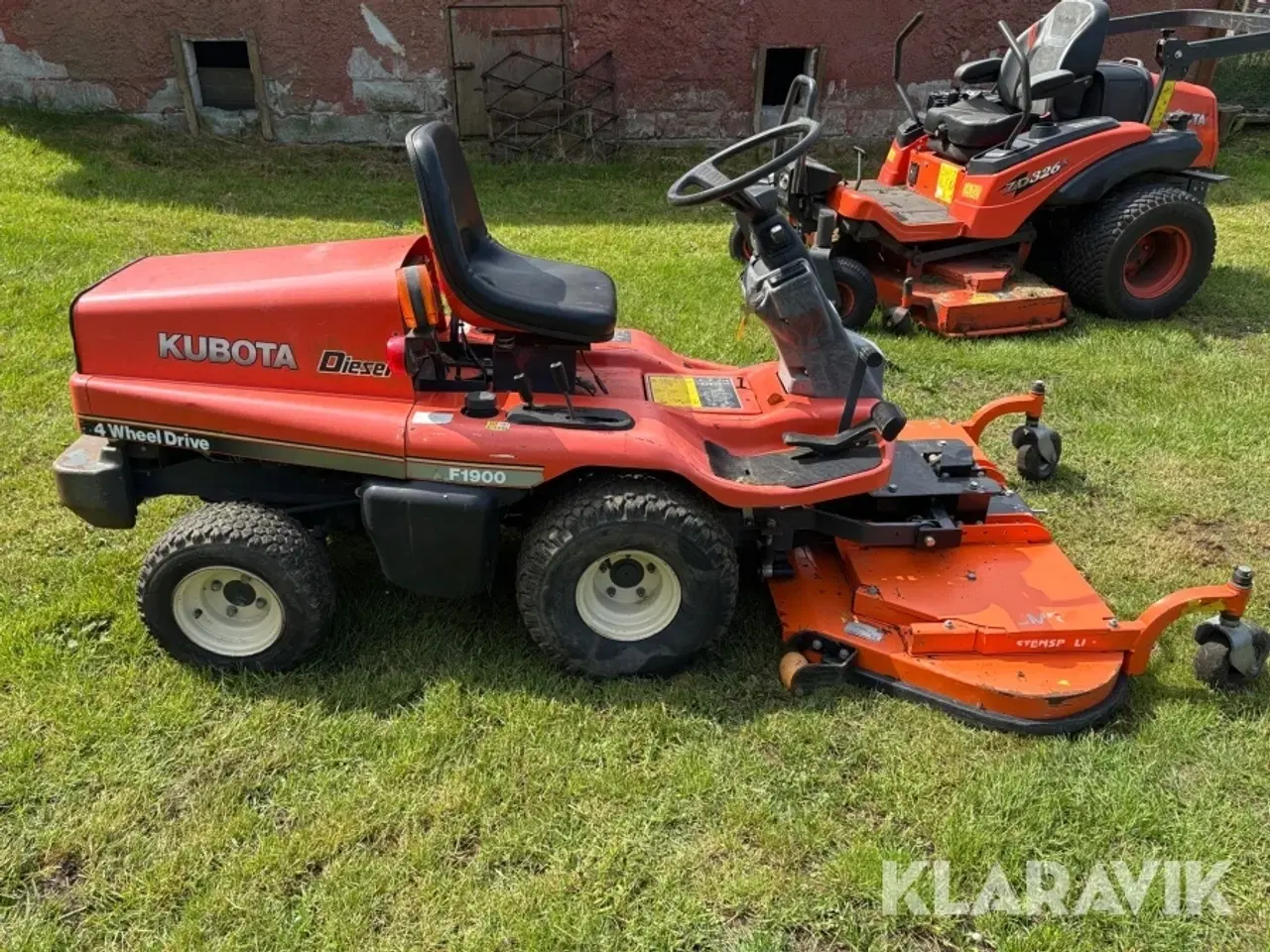 Billede 9 - Græsslåmaskine Kubota F1900D2
