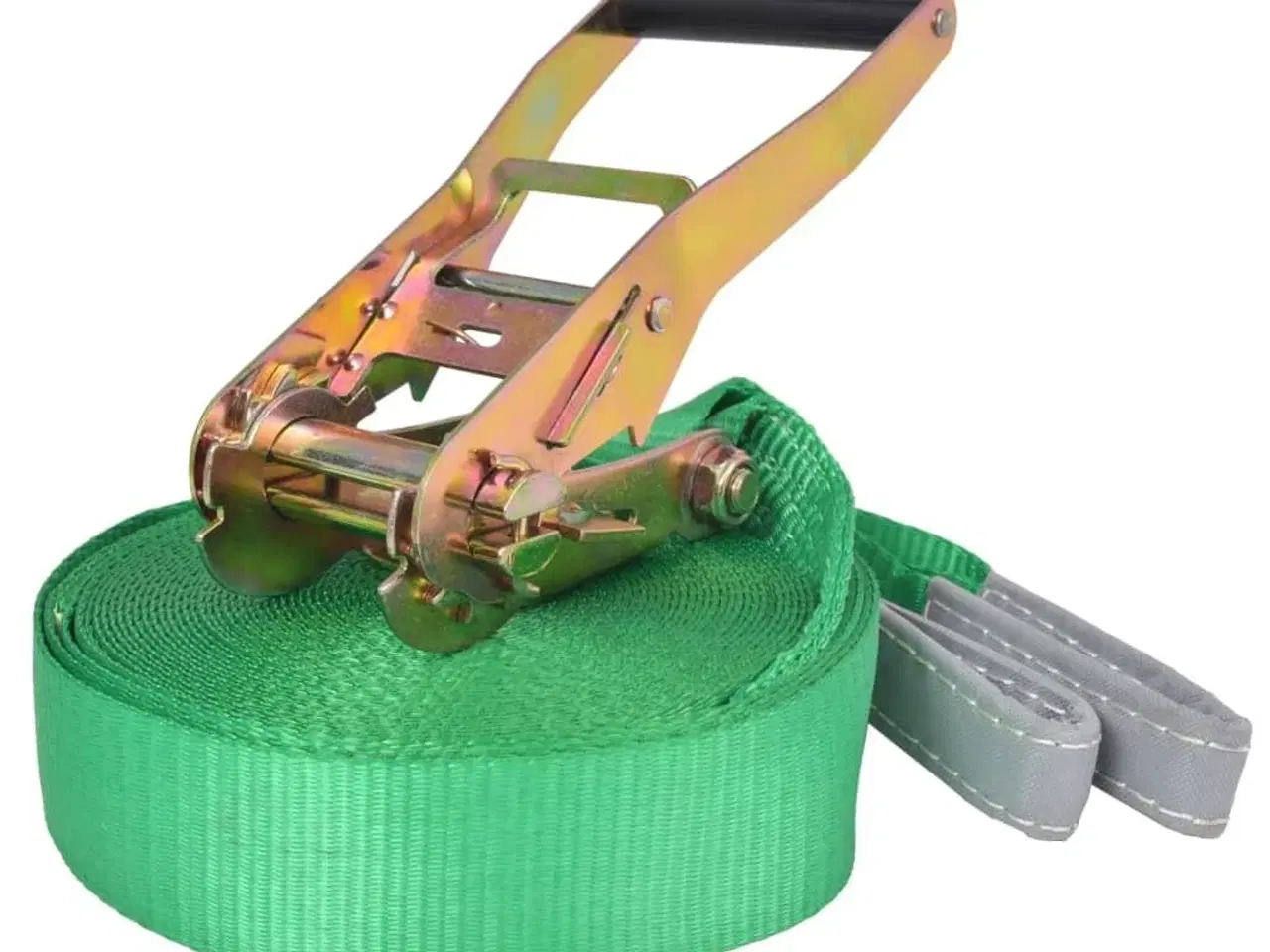 Billede 1 - Slackline 15 m x 50 mm 150 kg grøn