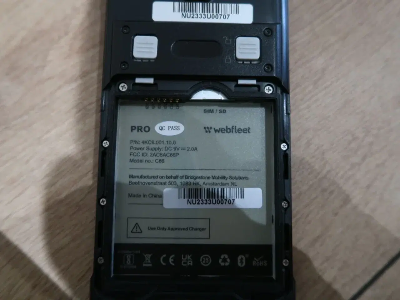 Billede 3 - Professionel driver terminal WEBFLEET PRO C66