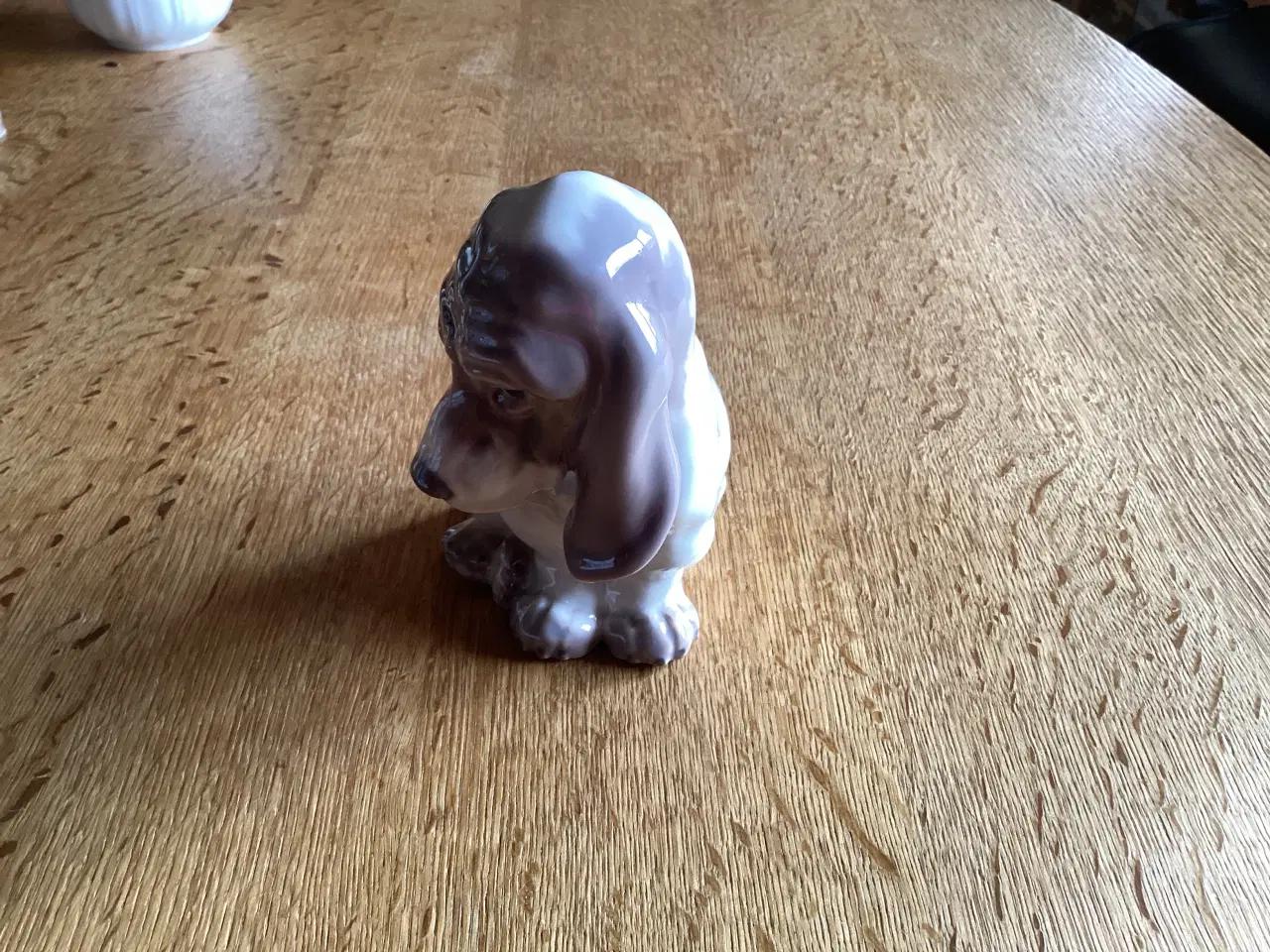 Billede 3 - Dahl Jensen siddende Basset hundehvalp nr 1065