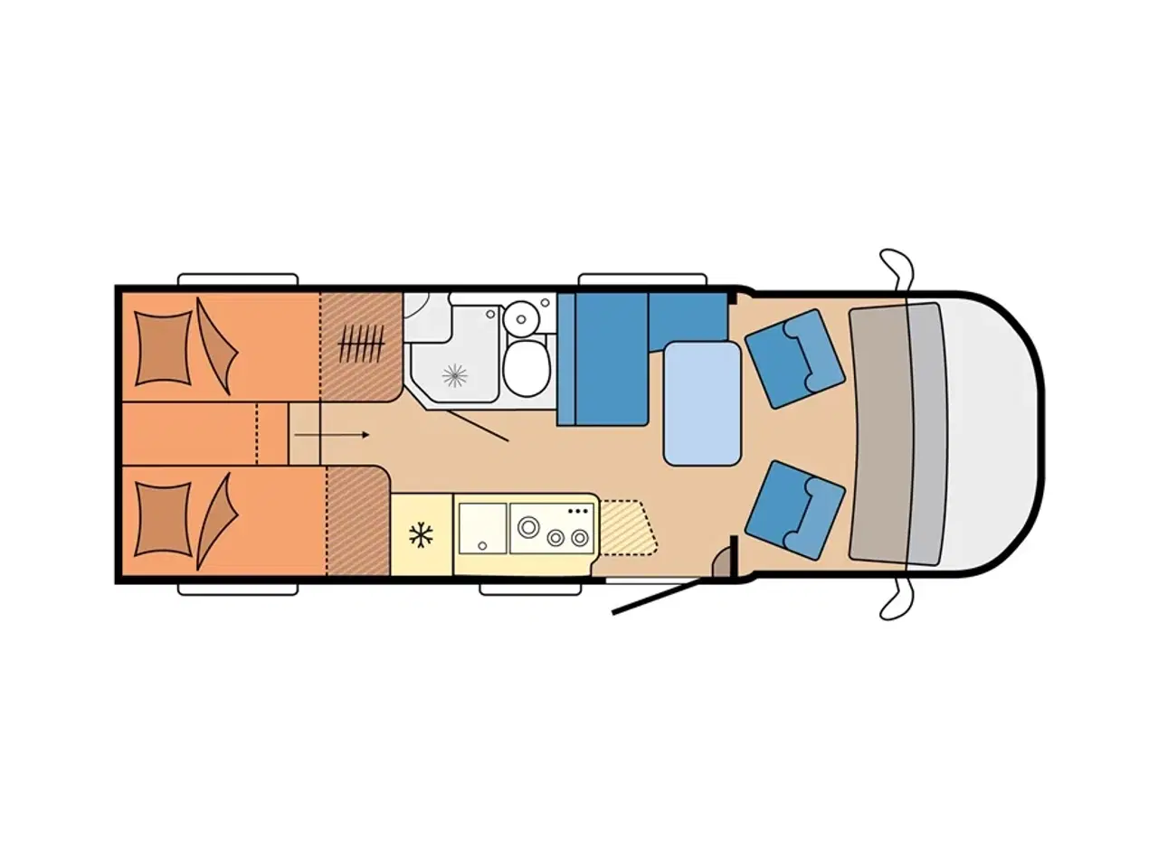 Billede 2 - 2025 - Hobby Ontour C 680 GE   NY 2025 m/AUT. GEAR, ADAPTIV FARTPILOT mv. SUPER LÆKKER AUTOCAMPER. NU PÅ LAGER !
