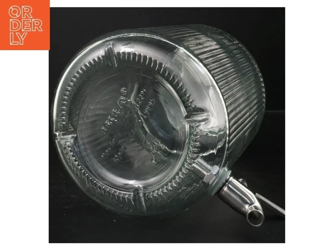 Billede 2 - Glas drikkedispenser med tappehane fra IKEA (str. 28x22 cm)