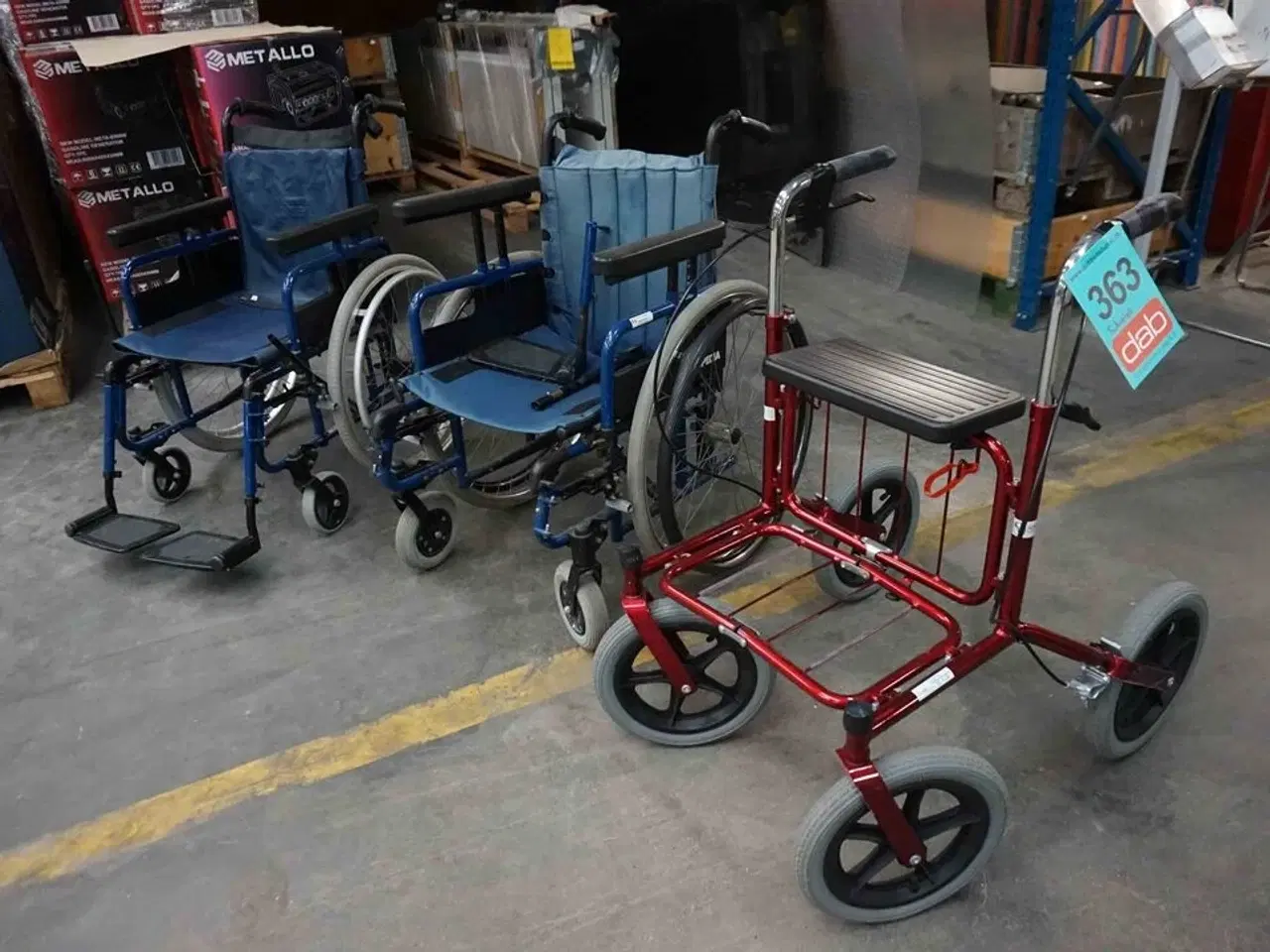 Billede 2 - 2 stk Rullestole og Rollator (MOMSFRI)