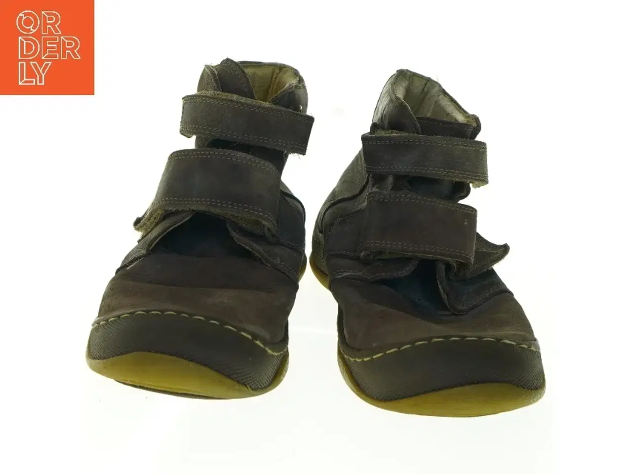 Billede 4 - Brugte læderstøvler (str. 34)