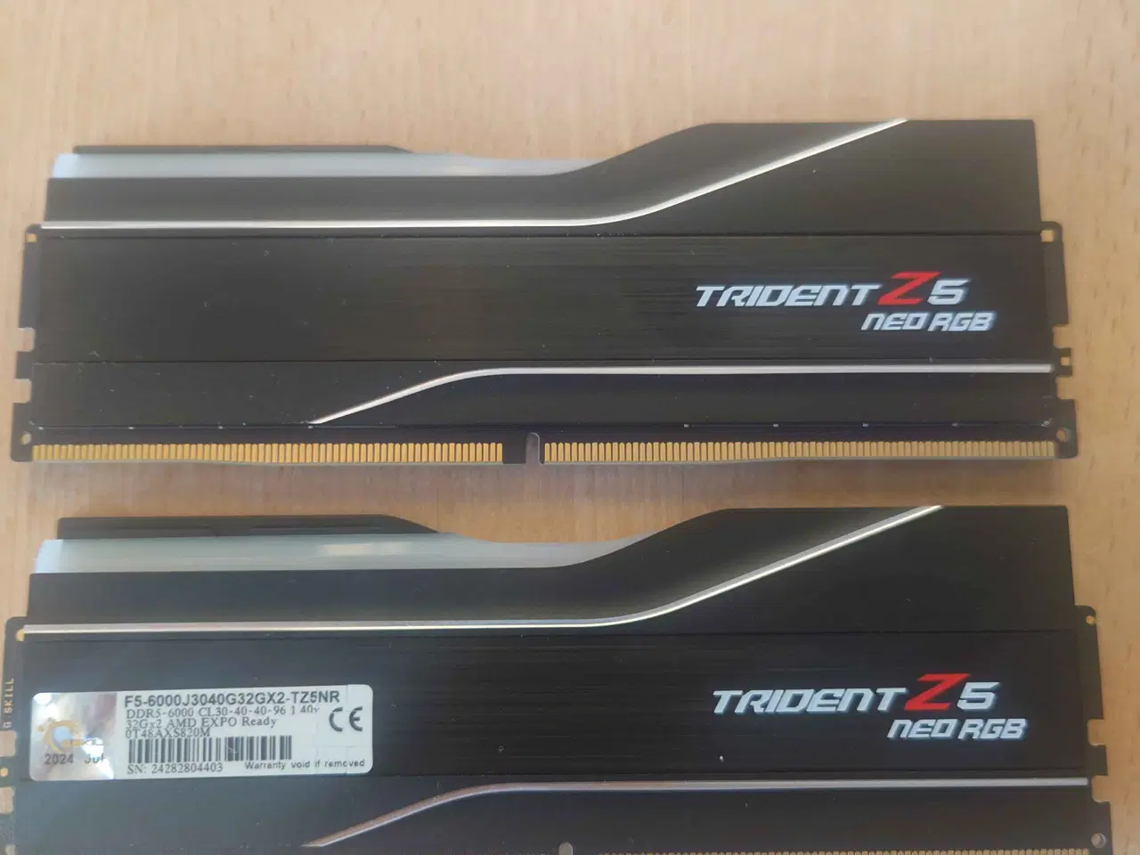 Billede 1 - 64GB DDR5-6000Mhz ram fra G.Skill sælges.
