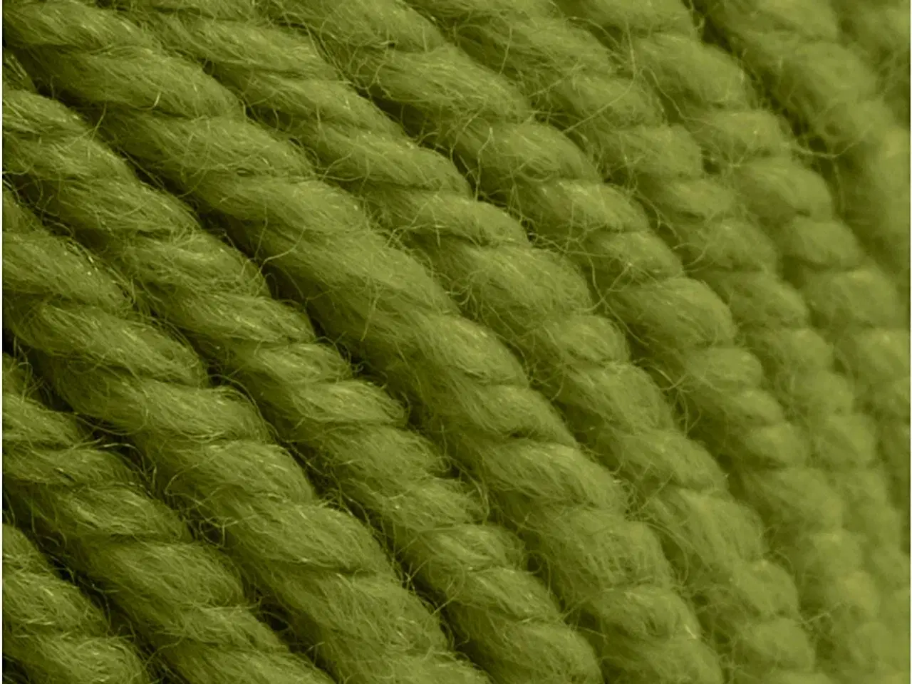 Billede 1 - Superwash Uldgarn Olivengrøn - 125m, 100g
