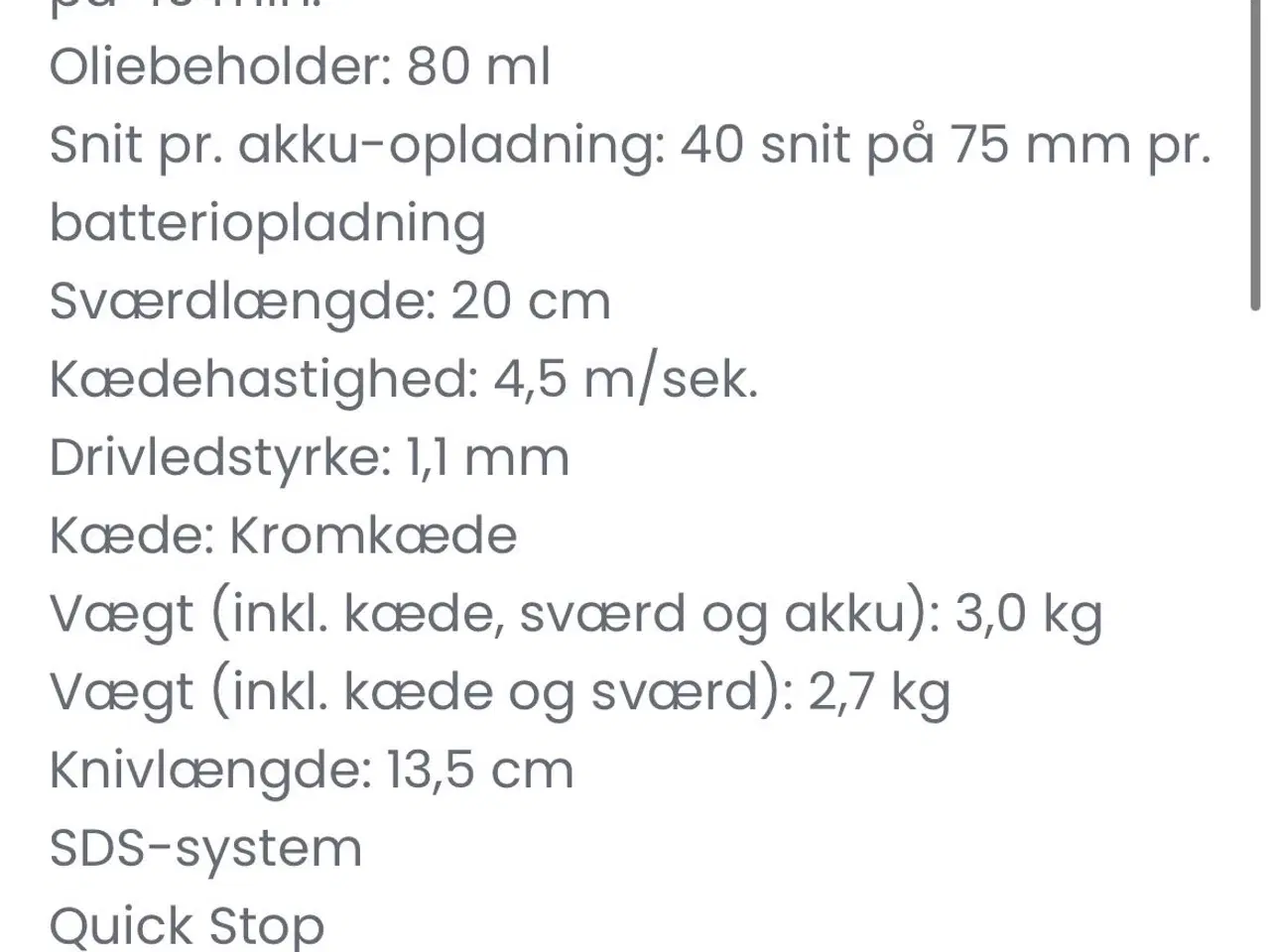 Billede 5 - Bosch kædesav