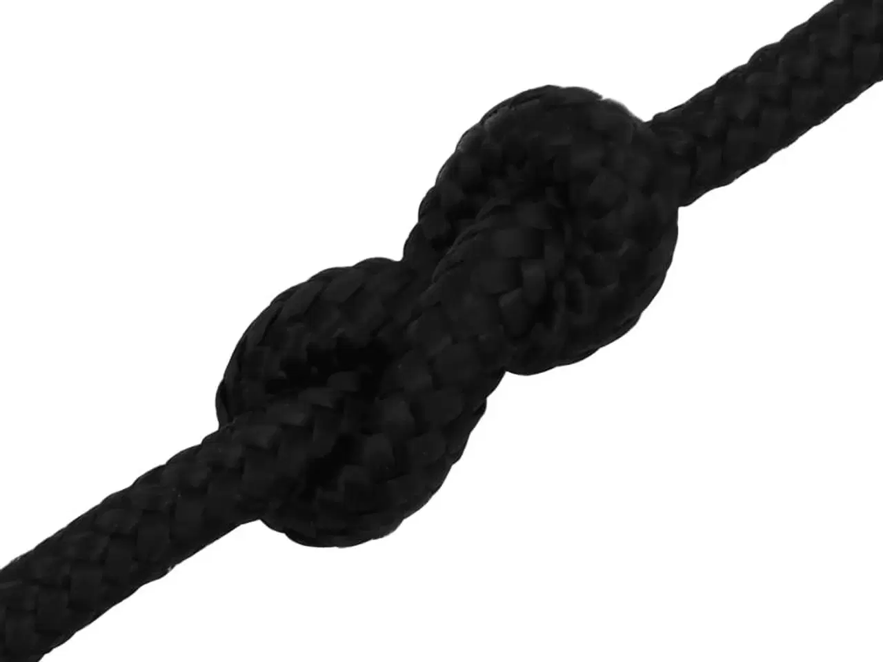 Billede 5 - Arbejdsreb 8 mm 50 m polyester sort