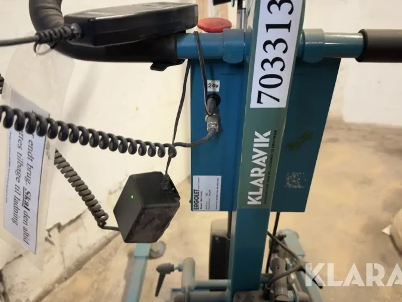 Billede 4 - Elektrisk stålift til aktiv forflytning Ergolet Pallas 2000