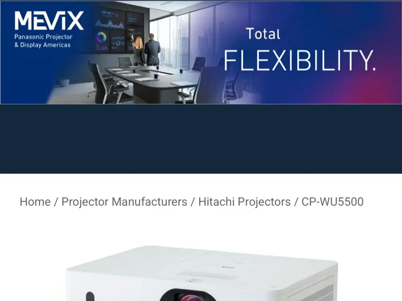 Billede 1 - Hitachi projektor med stor lade 