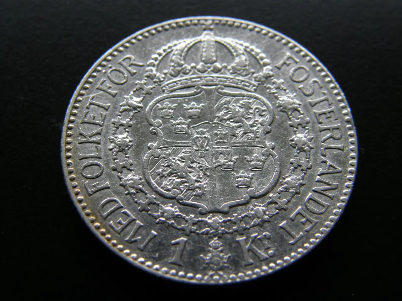 Billede 2 - Sverige  1 Krona  1924 W  KM#786.1