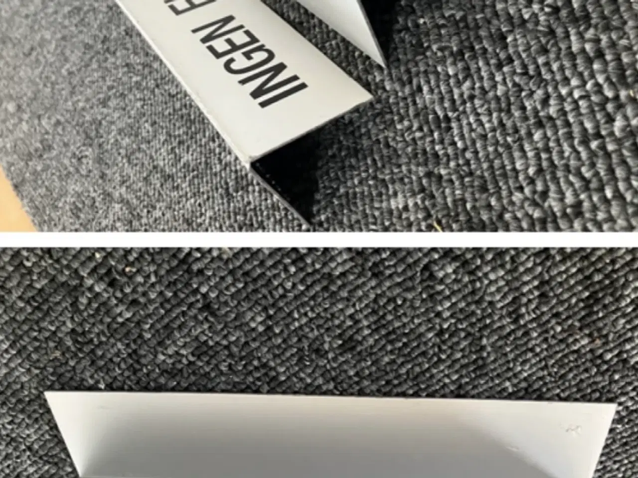 Billede 2 - KA SENDES - 2 ældre alu skilte