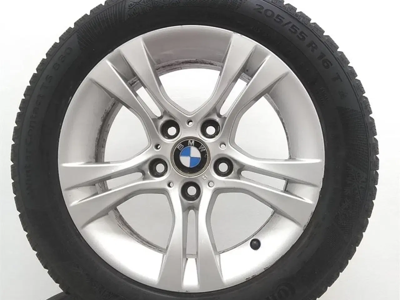 Billede 2 - 16" org. BMW Alufælge med vinterdæk "Double Spoke 268" A62841