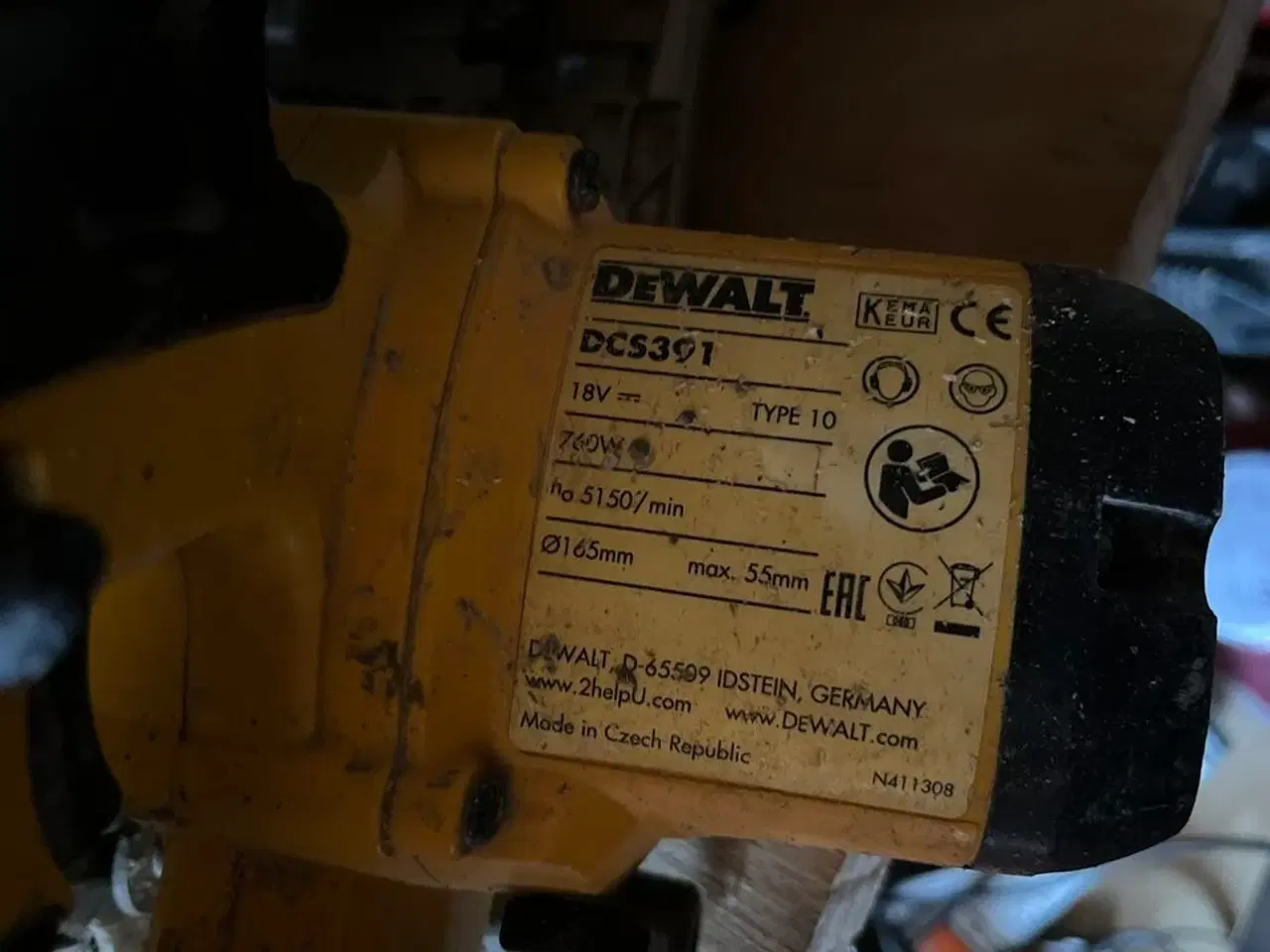 Billede 3 - Tapetafdamper WAGNER W14 + Rundsav DEWALT DCS391 Inkl. Batterisæt