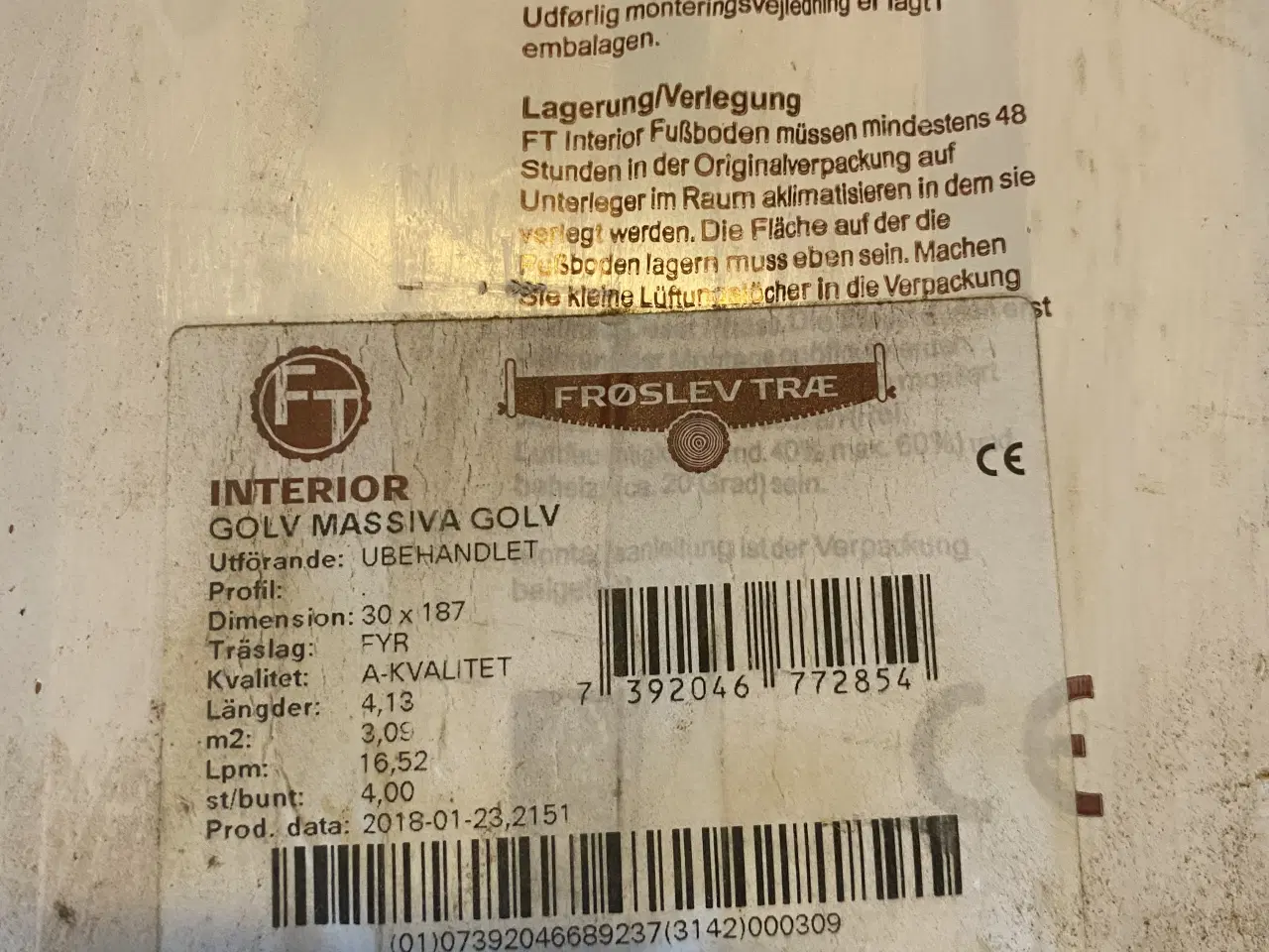 Billede 4 - Massiv fyrtræsgulv 30x187 mm