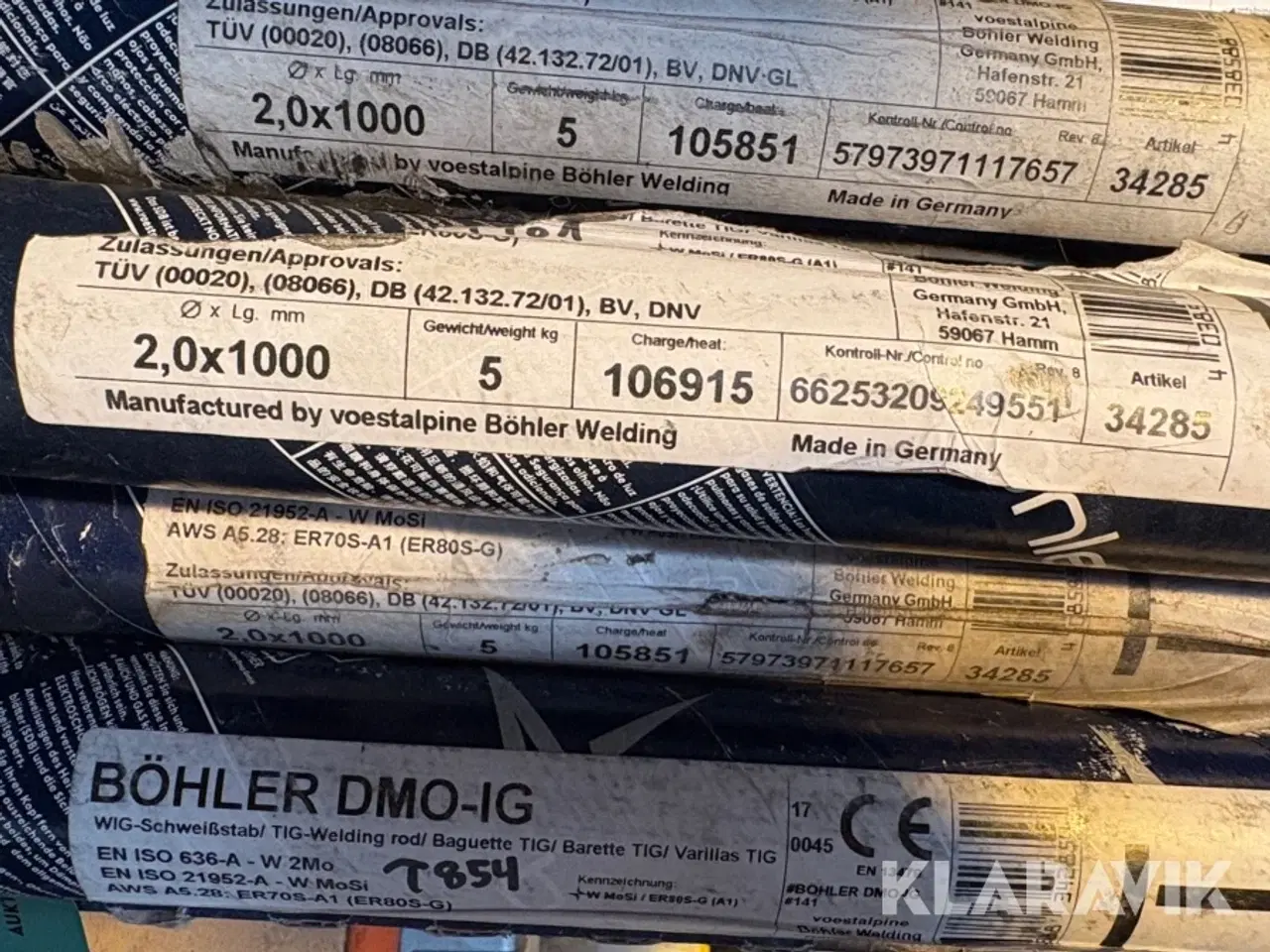 Billede 6 - Svejsetråd Böhler DMO-IG - 12 ruller