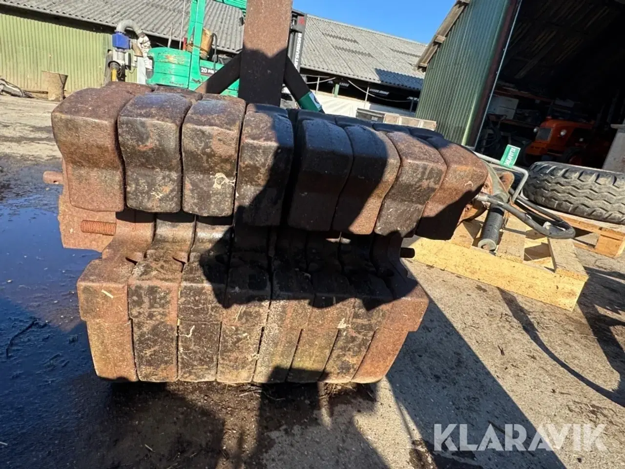 Billede 12 - Vægtklods FIAT 320 kg i alt