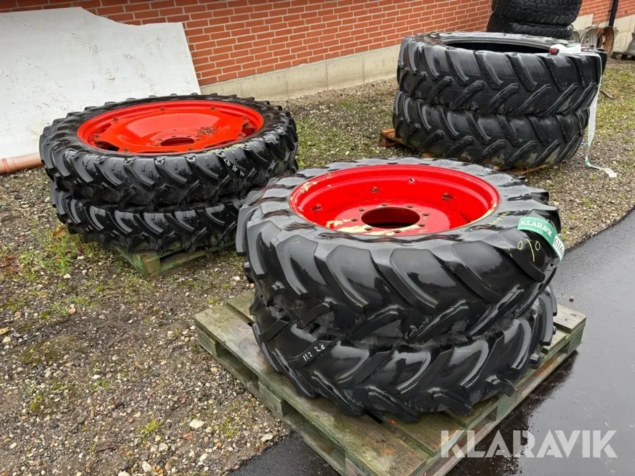 Billede 1 - Landbrugsdæk Michelin + Kleber 270/95R44 + 11.2R28 XM 25 4 styk