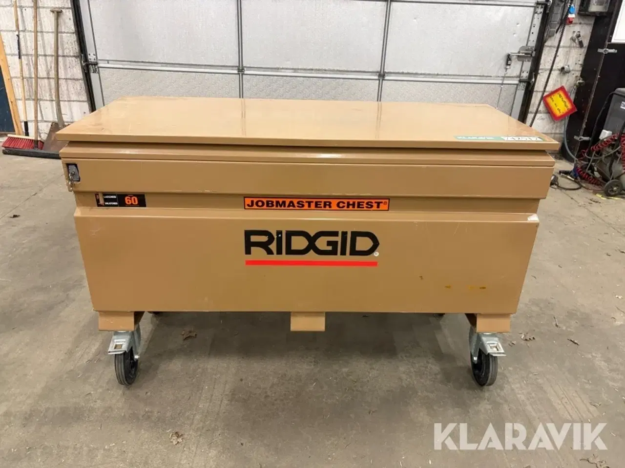 Billede 2 - Opbevaring/værktøjs kasse Rigid 60R med lås og nøgle