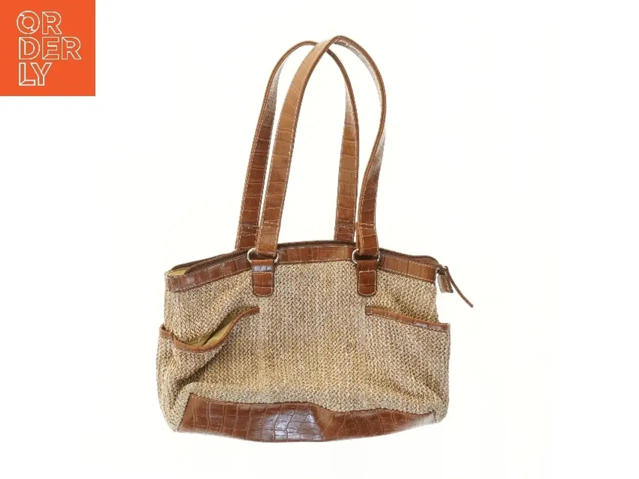 Billede 2 - Vintage taske med strå (str. 37x25 cm)