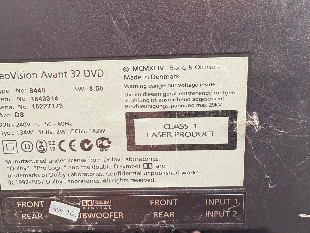 Billede 1 - Beovision 28” Avant