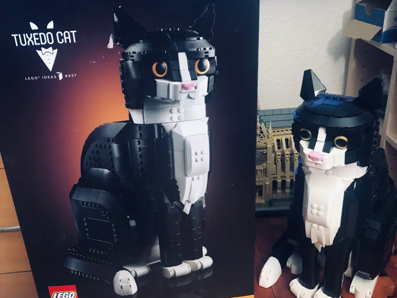 Billede 1 - Lego Ideas 21349 Sort/hvid kat