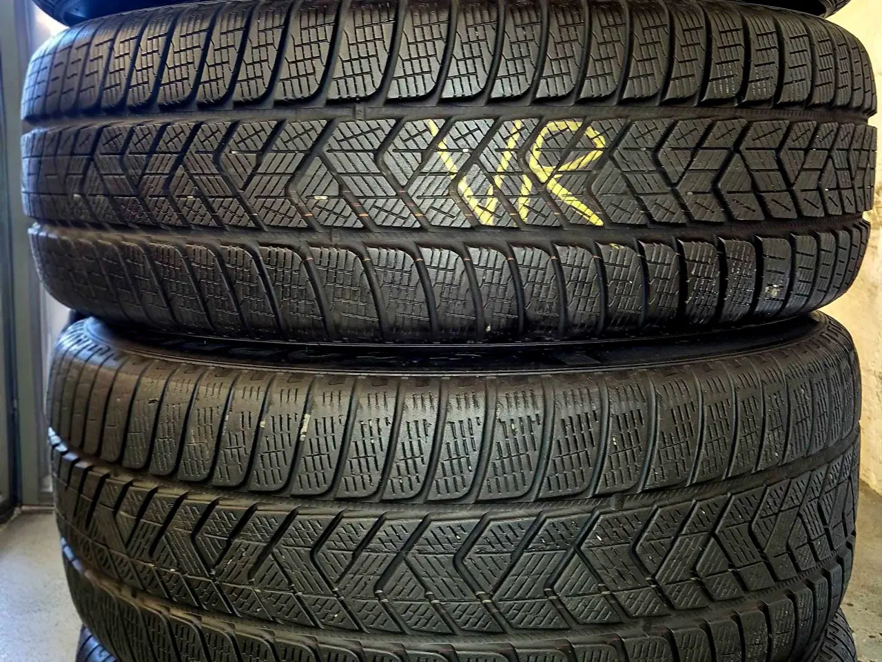 Billede 3 - EQC MERCEDES ORIGINAL ALUFÆLGE MED VINTERDÆK 