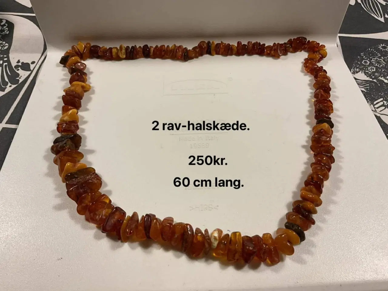 Billede 2 - 4 rav halskæder, se billeder for pris.