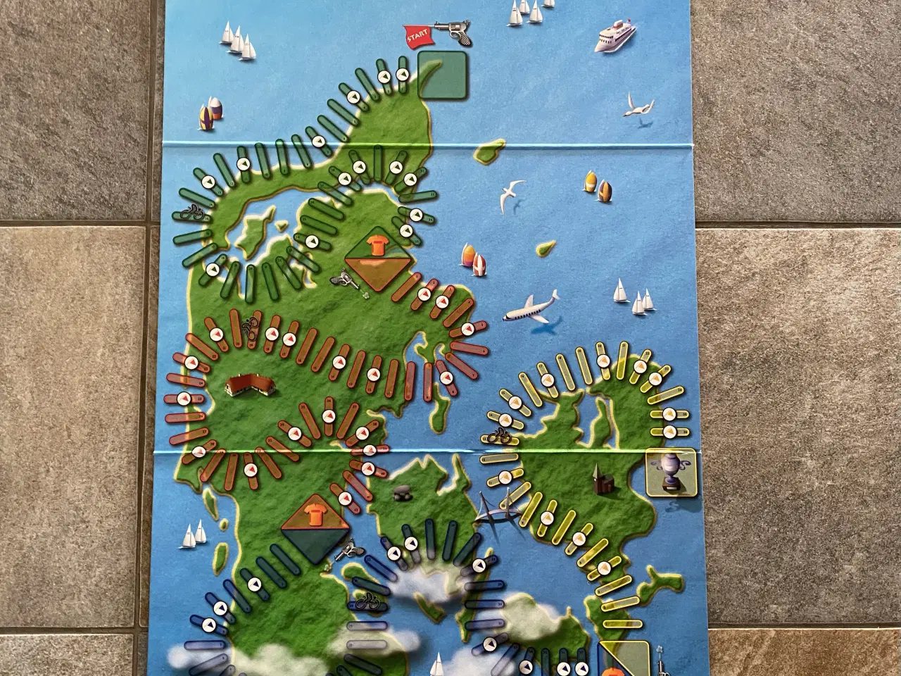 Billede 2 - Danmark Rundt brætspil