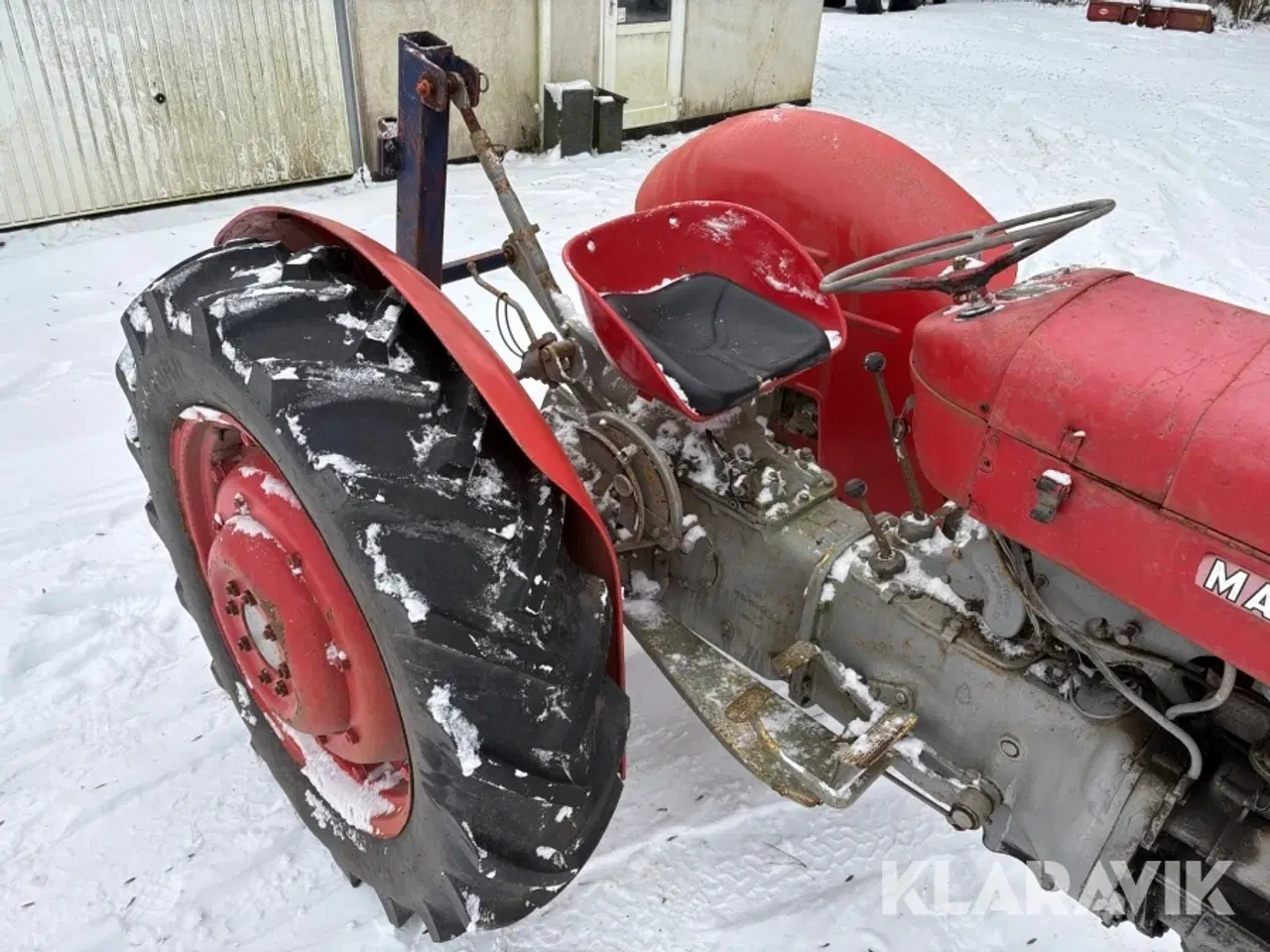Billede 10 - Veterantraktor Massey Ferguson 65 4-cylinderet diesel