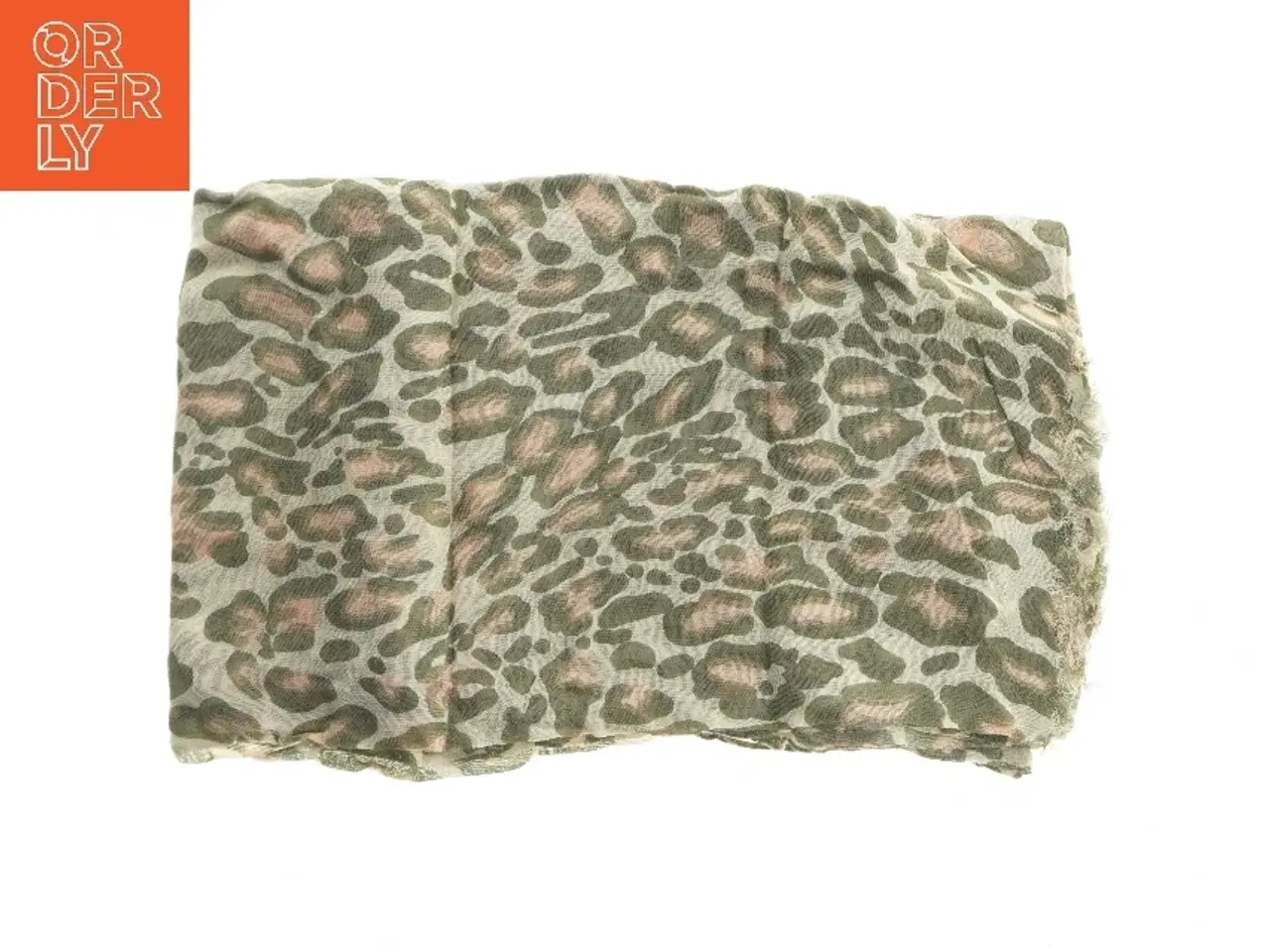 Billede 1 - Leopardmønstret tørklæde (str. 186x102 cm)