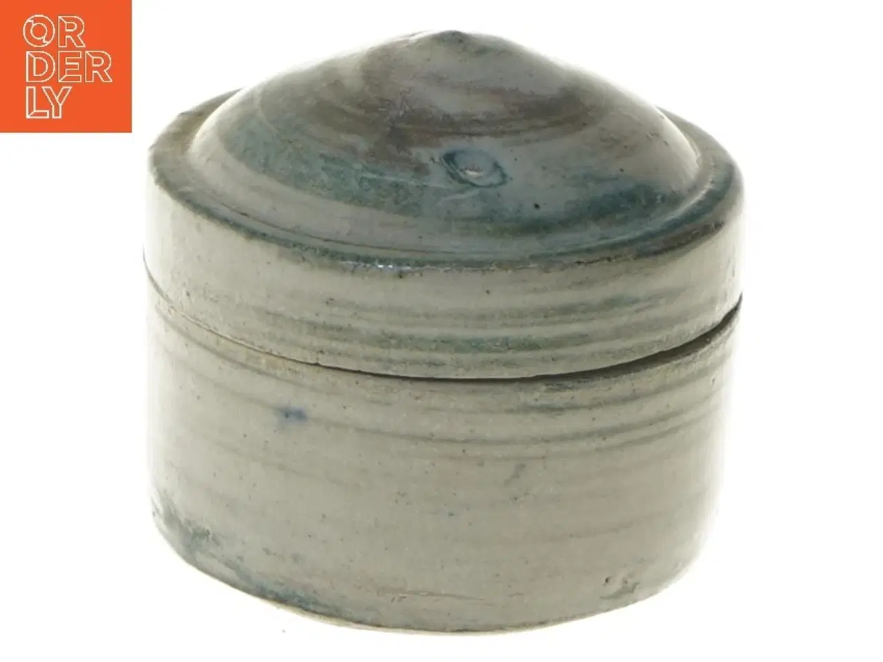 Billede 1 - Keramik lågkrukke (str. 9x8 cm)