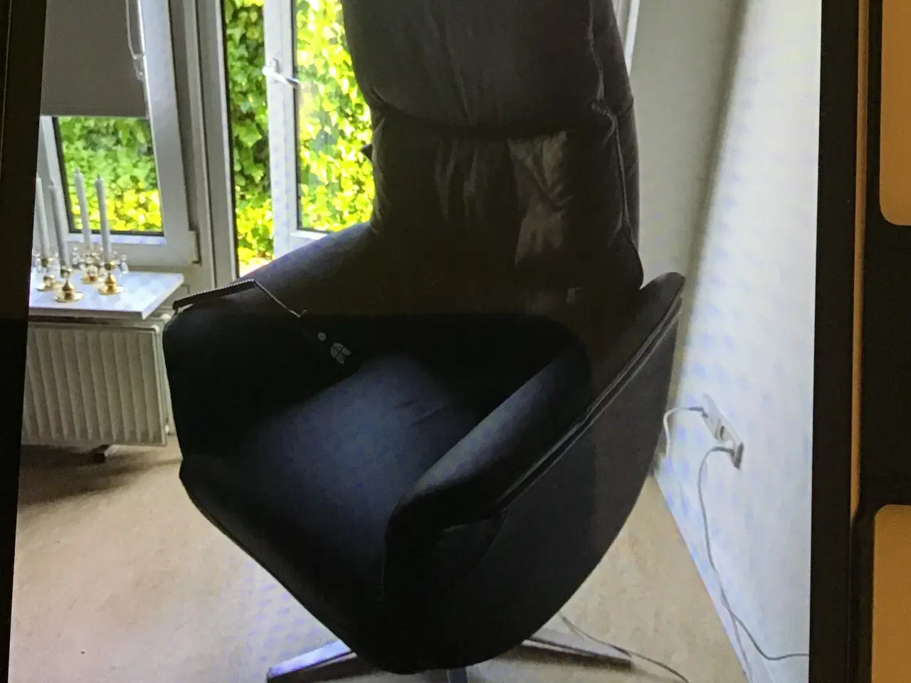Billede 4 - Otium stol i sort læder 