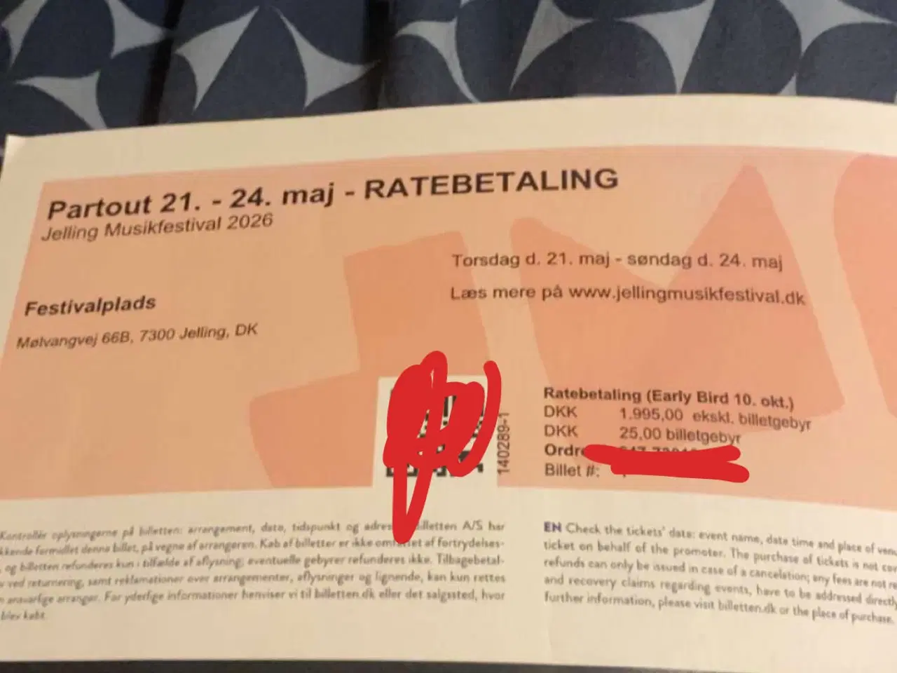 Billede 1 - Jelling musikfestival 2026 billetter 4 dage