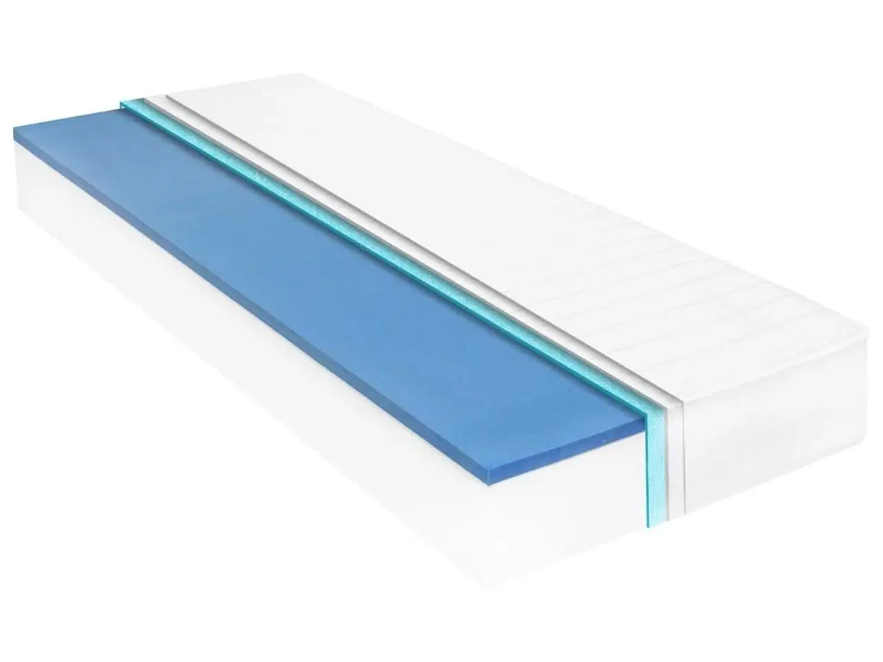 Billede 1 - Madras 90x200 cm memoryskum 18 cm H2