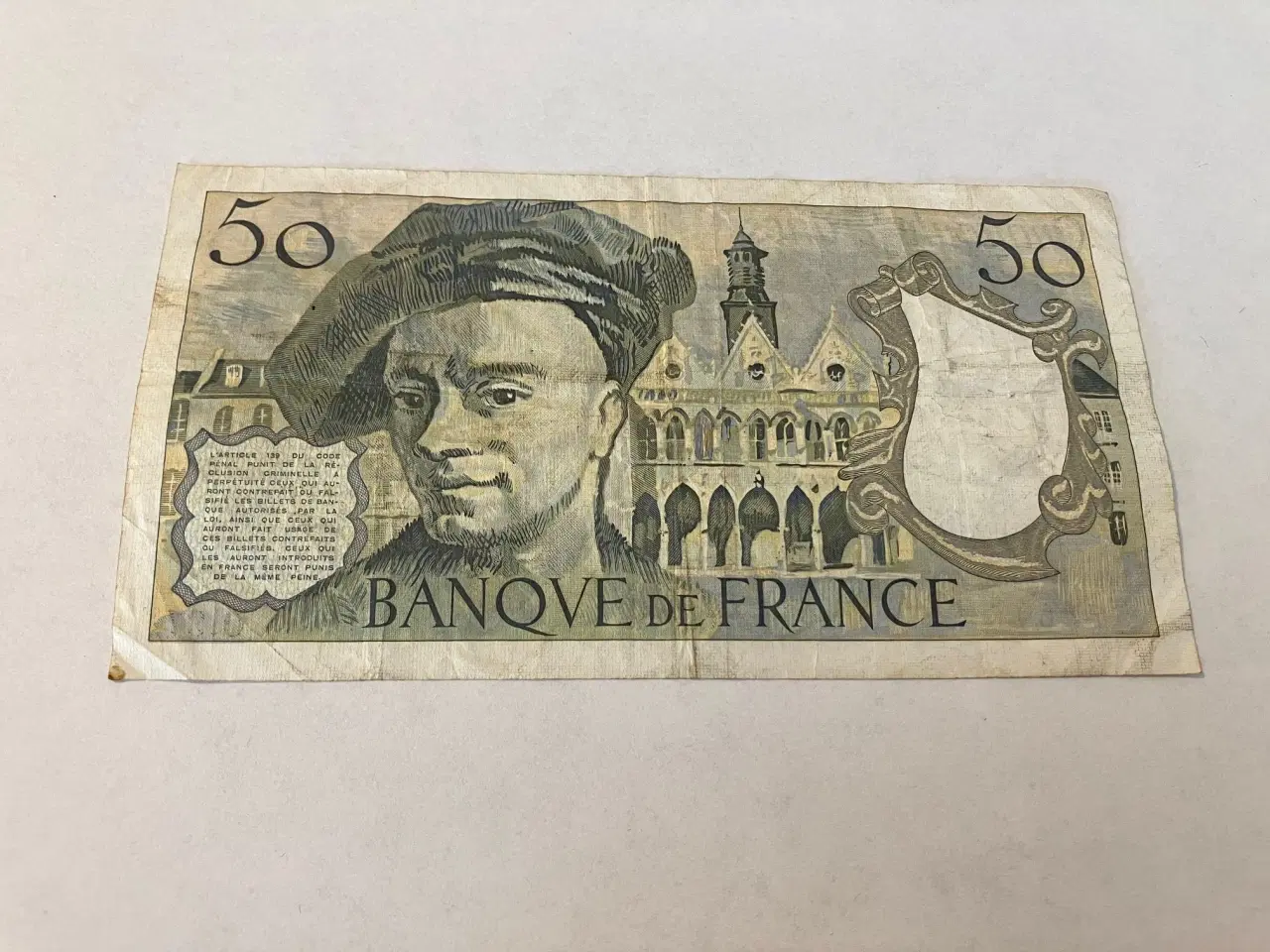 Billede 2 - 50 Francs France 1984