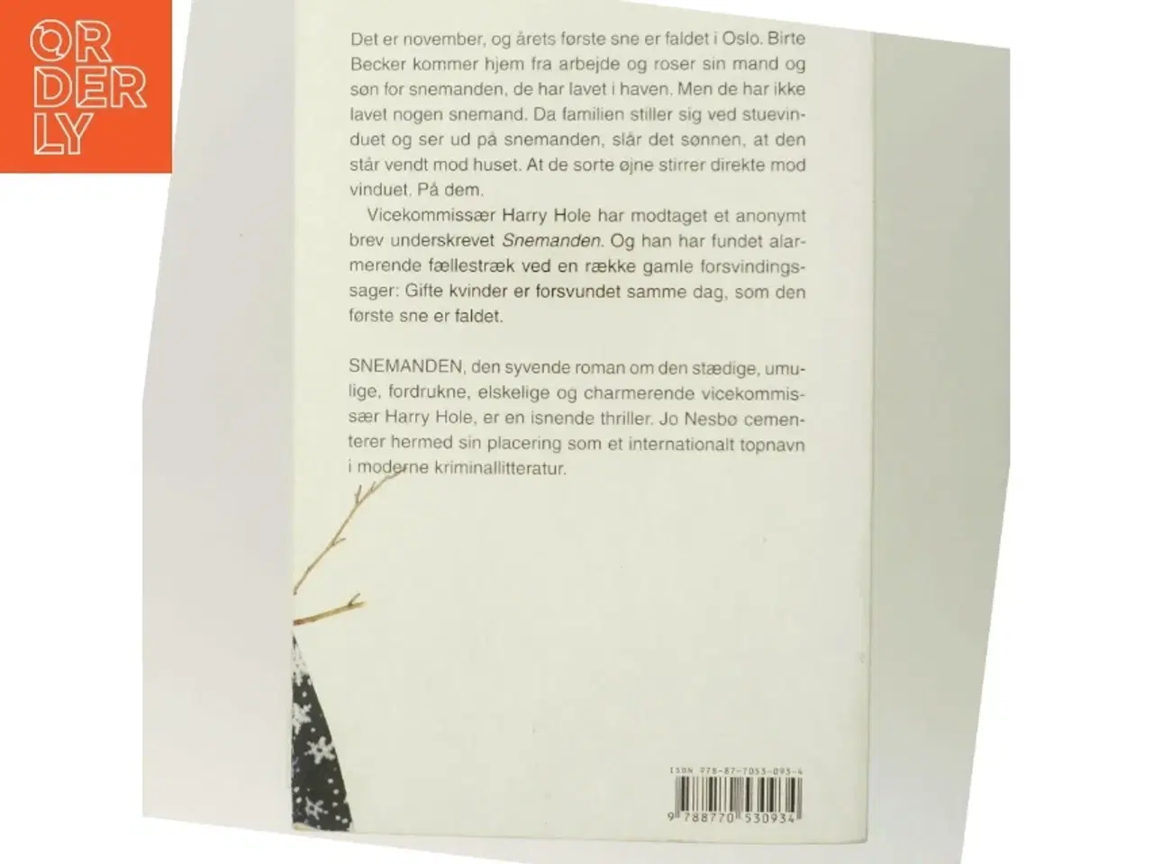 Billede 2 - Snemanden af Jo Nesbø (Bog)