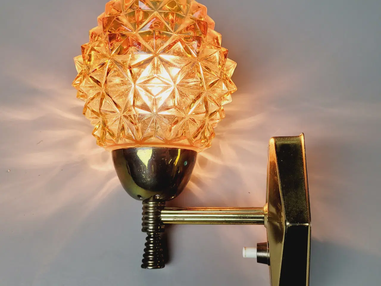 Billede 2 - ⭐️· Vintage væglampe - Art deco/retro stil