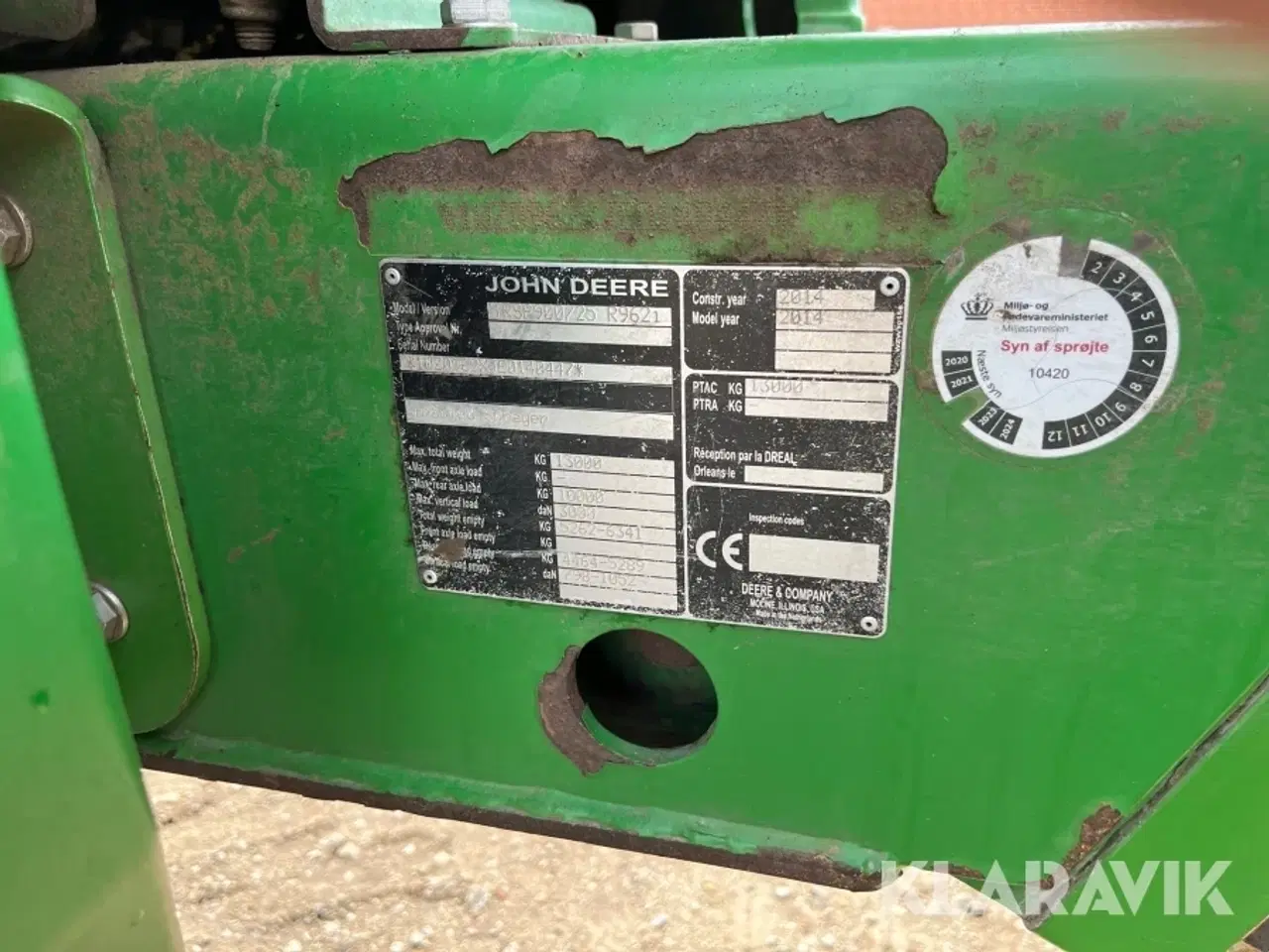Billede 5 - Marksprøjte John Deere R962I 36/24 Meter