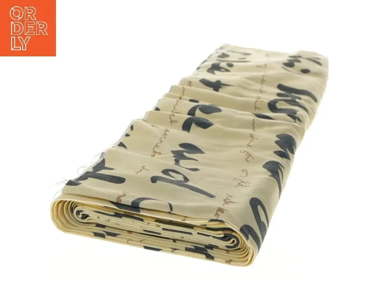 Billede 3 - Stof med skriftmønster